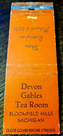 Devon Gables (Port O Three) - Matchbook (newer photo)